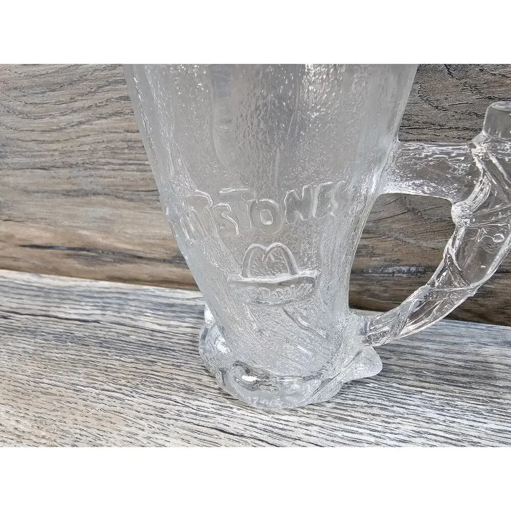 McDonalds Flintstones Mammoth Glass Mug Cup RocDonalds 1993